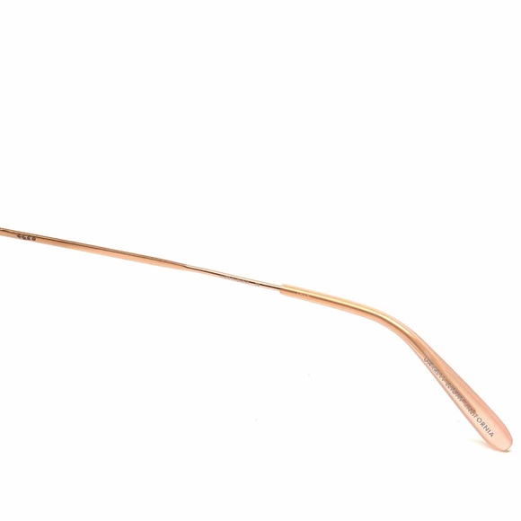 New! Garrett Leight Vista RG-PBL Elegant Rose Gold Cat-Eye Glasses, Authentic
